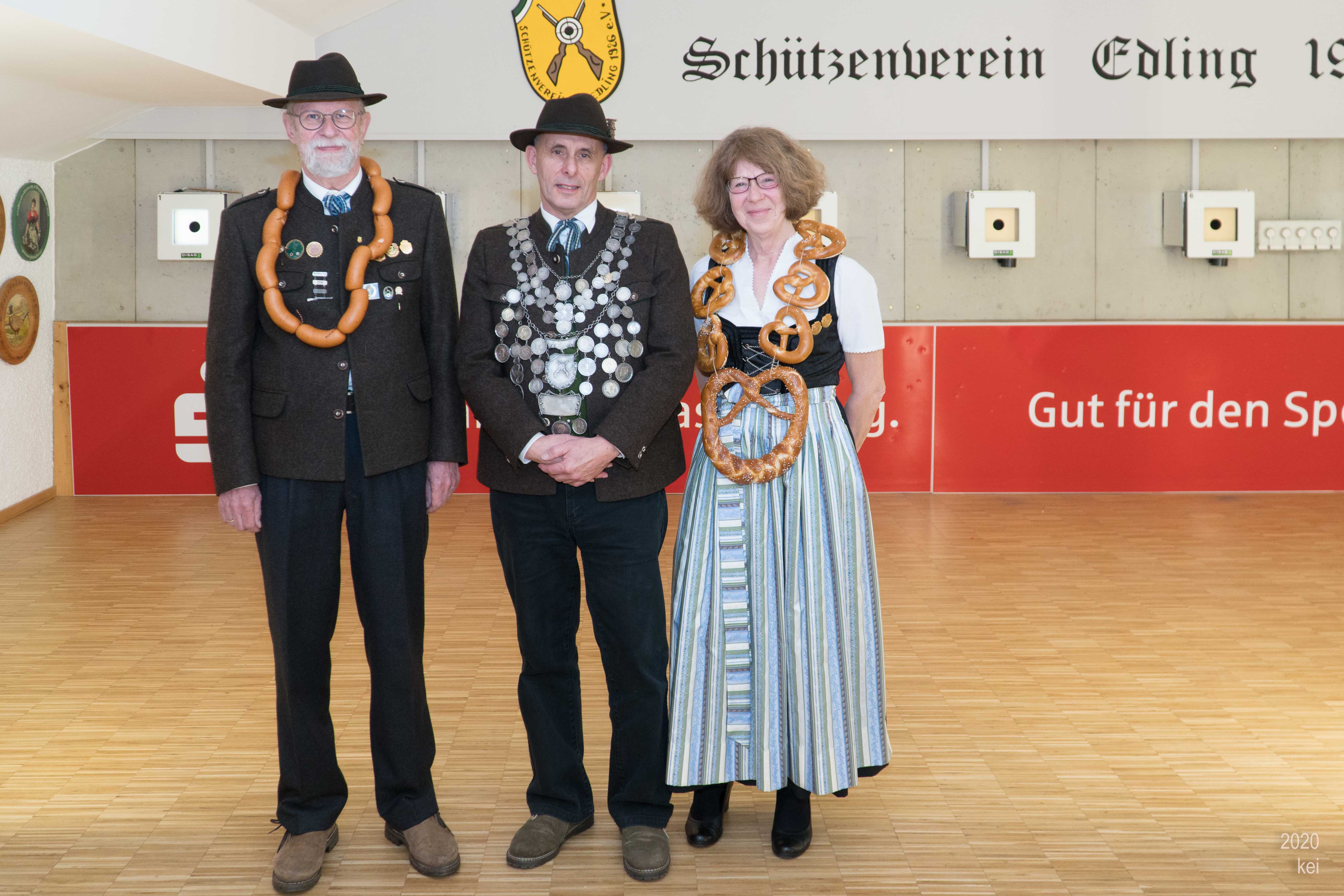 v.l. Gerd Kirchner, Hermann Bernstetter, Margot Ascher